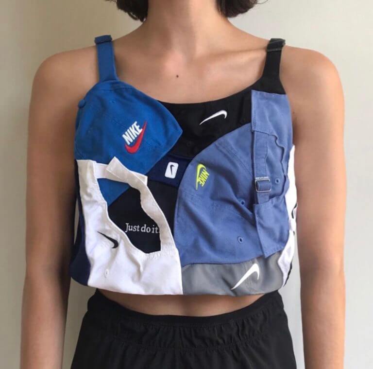 upcycled nike clothing