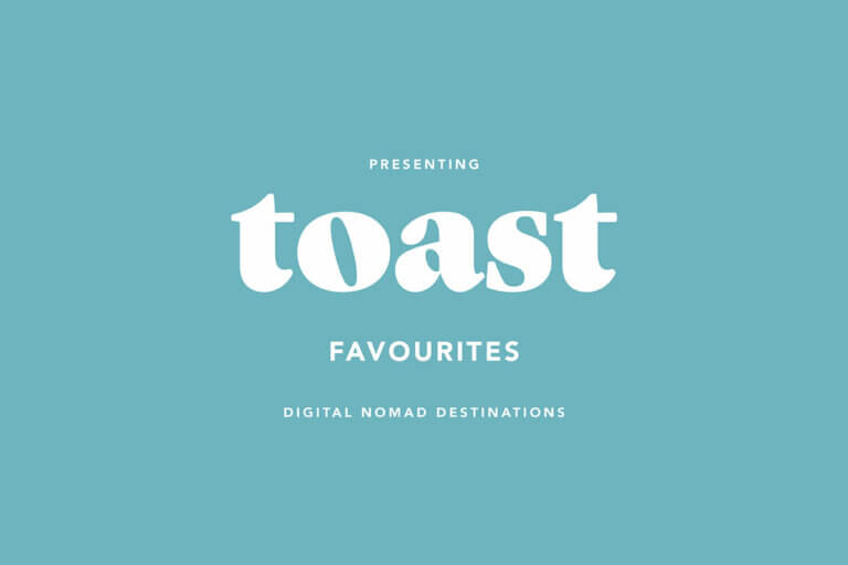 Cover graphic for Toast article, Islands in the Sun