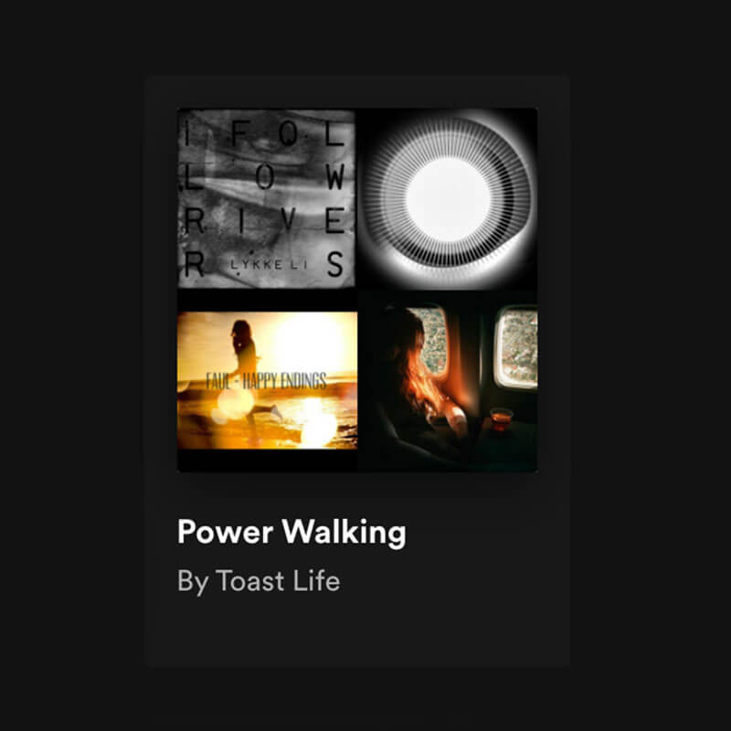 Power Walking by Toast Life is among our playlists for every mood, with four of the artists pictured here