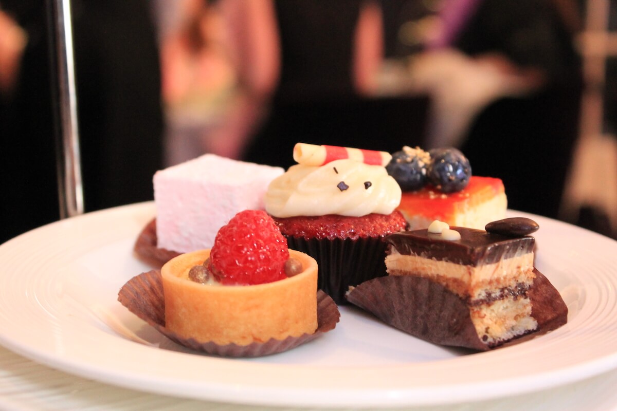 A selection of desserts commonly found at high tea restaurants in Toronto