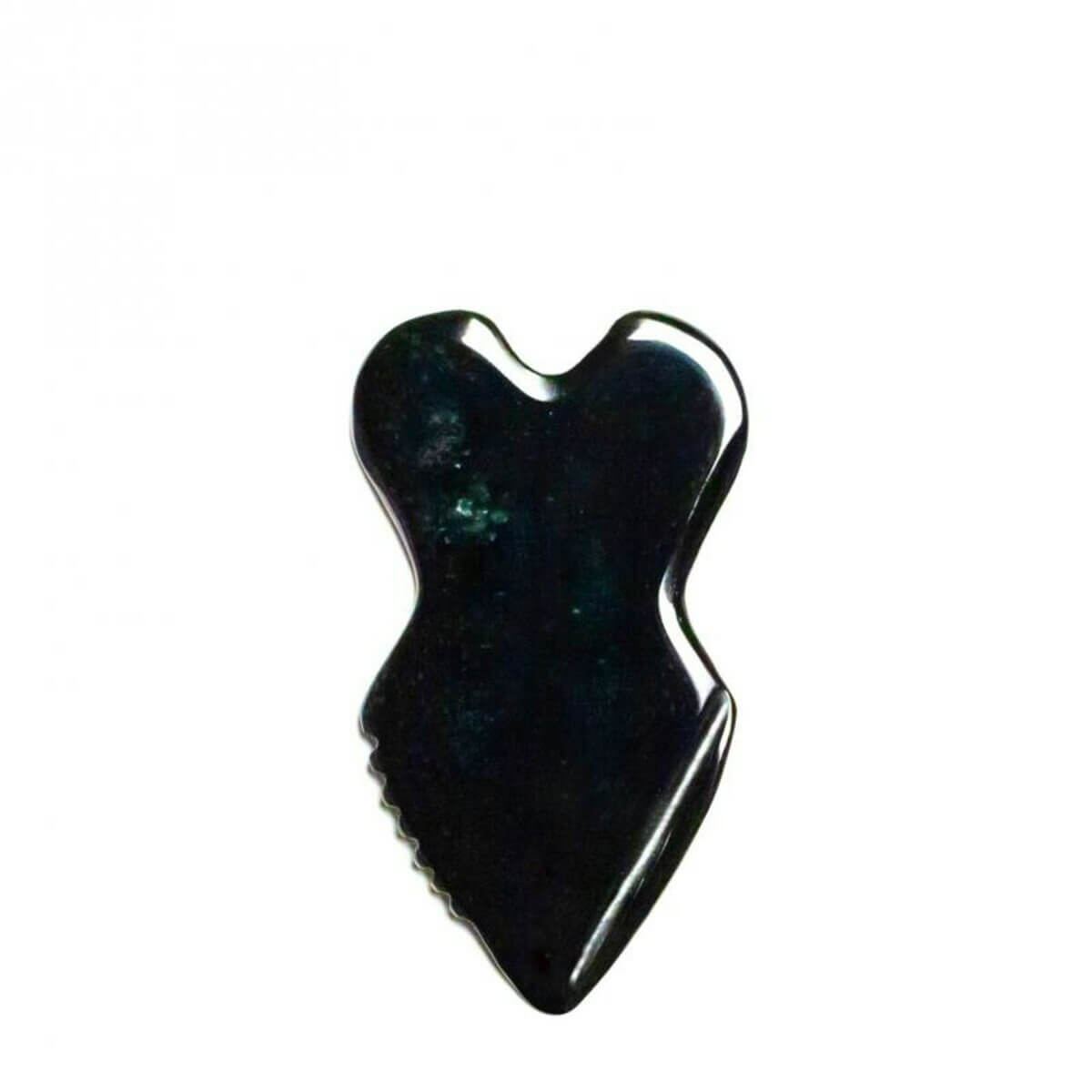 a black Lanshin Pro Gua Sha Tool