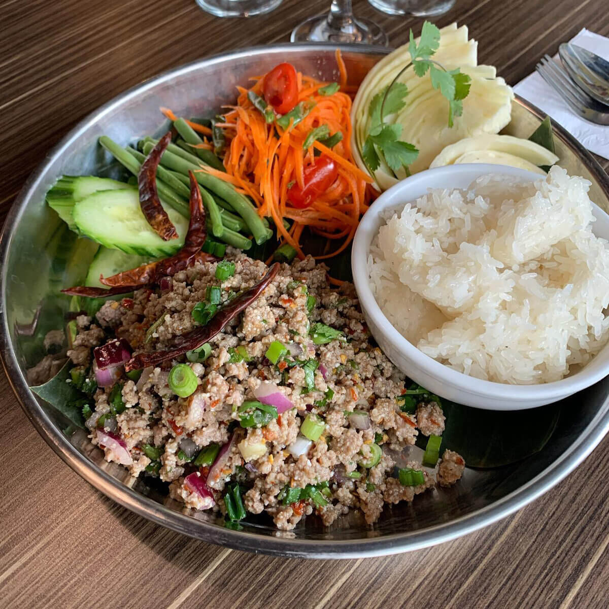 a bowl of siam authentic thai food to enjoy during may activities in regina