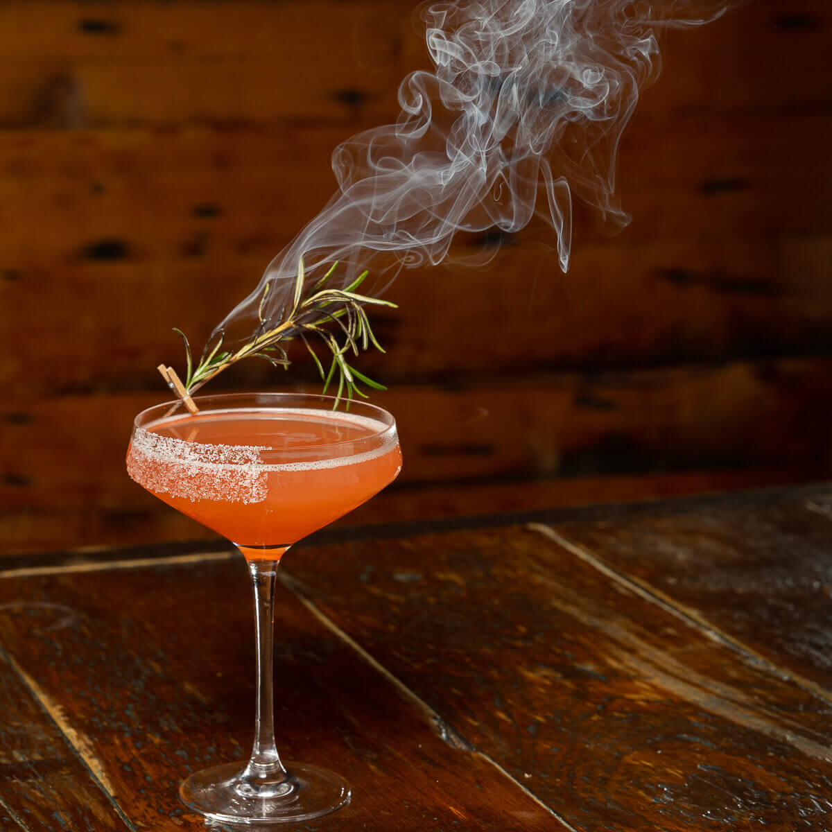 A margarita with smoking herbs, only1andywright photography stands out