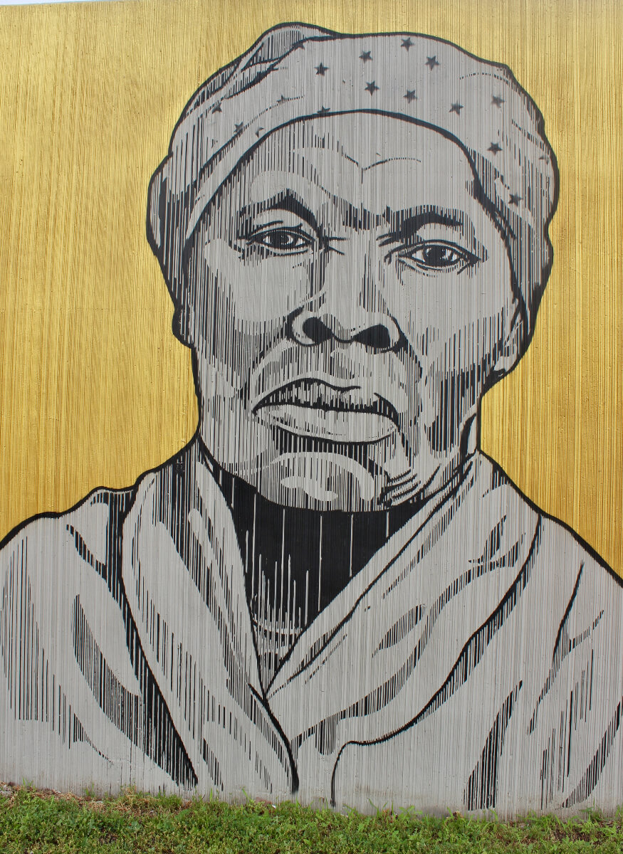 buffalo art graffiti image of harriet tubman