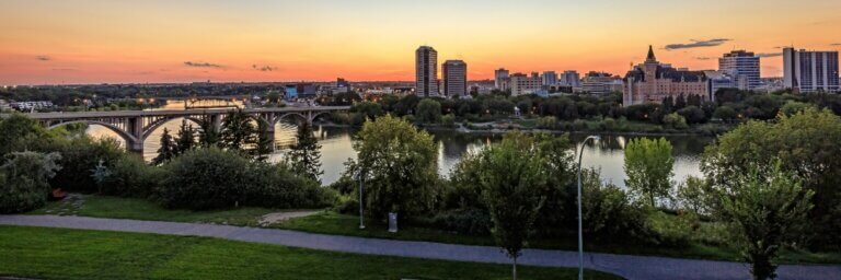 saskatoon at sunset with lots of things to do in june