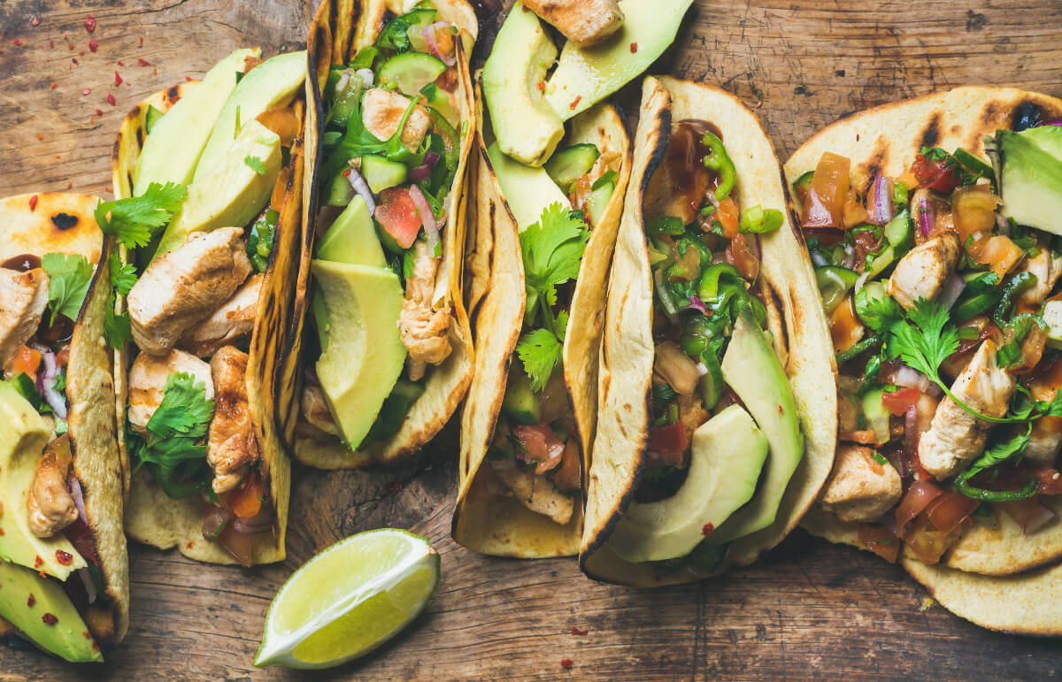 chicken tacos are some of the best air fryer recipes for beginners 