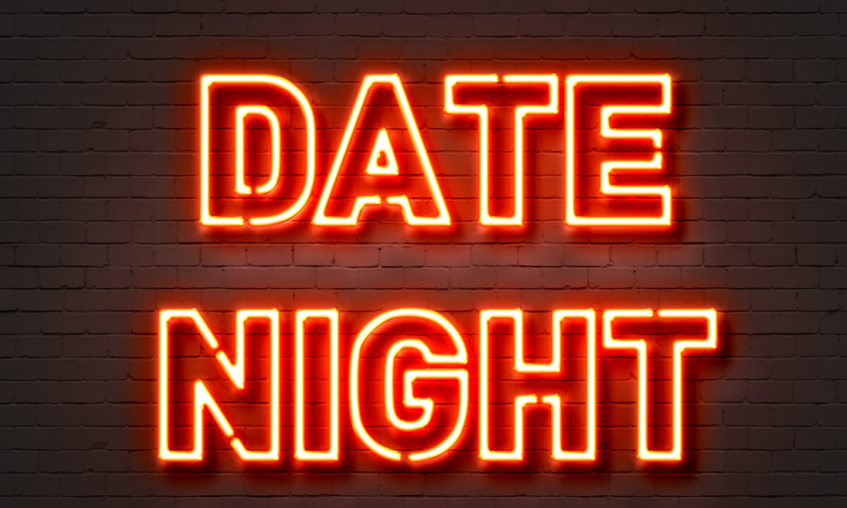 neon date night sign for regina date ideas