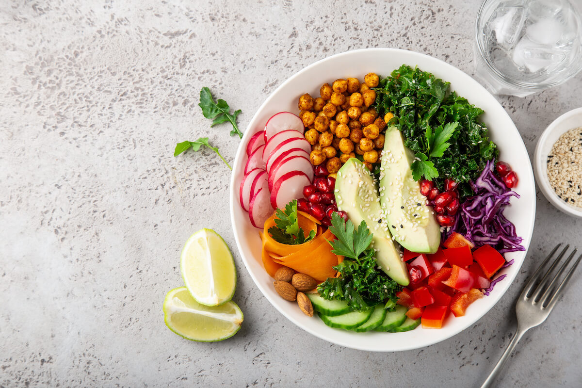 plate of healthy food