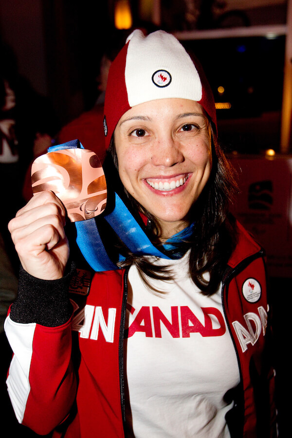 Karolina Wisniewska was the first Paralympic athlete to be inducted into the Canadian Ski Hall of Fame. Photo courtesy of the Canadian Paralympic Committee. 
