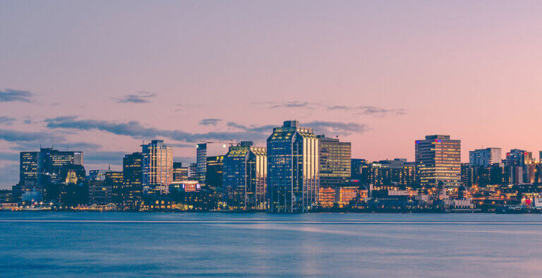 Halifax harbour sunset