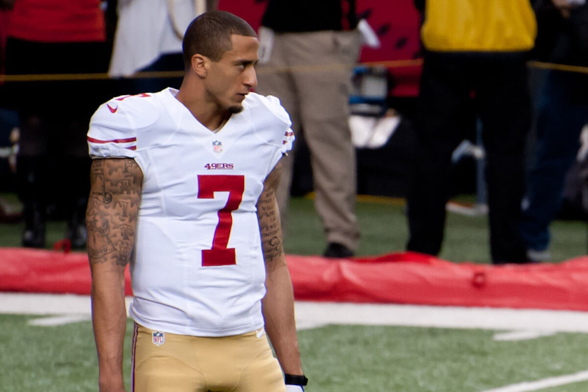 Former NFL quarterback Colin Kaepernick. 