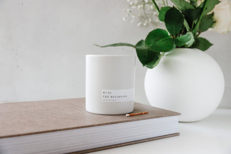 “The Beginning” is a luxury candle from sustainable fragrance brand Aerangis
