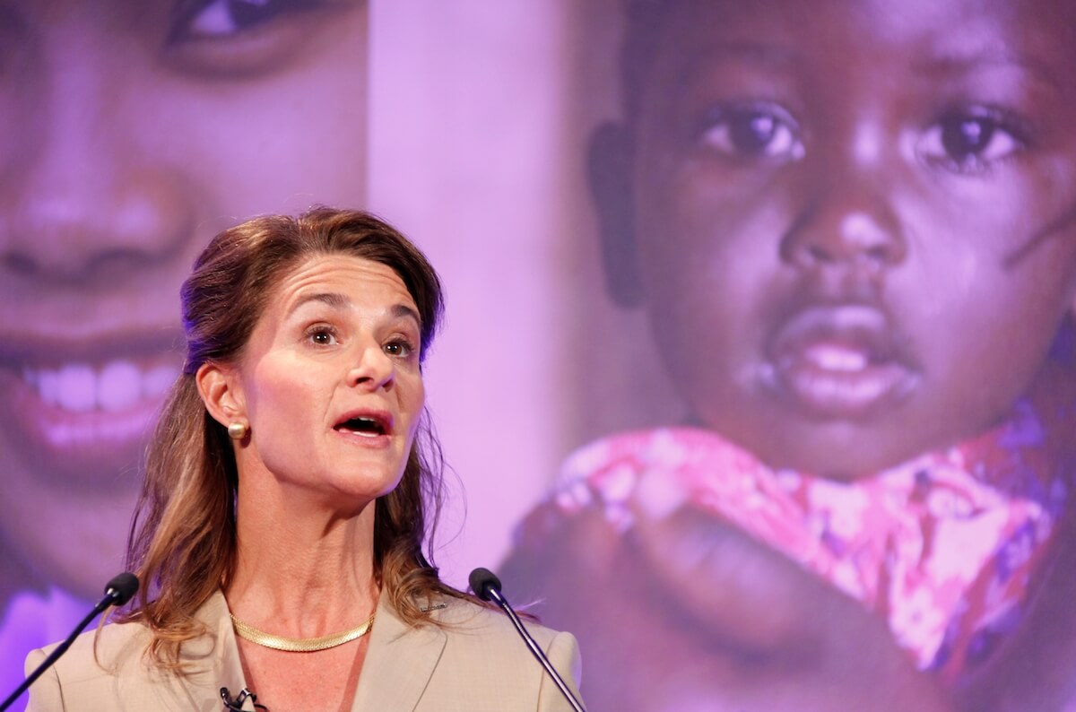 Melinda Gates public speaking. 