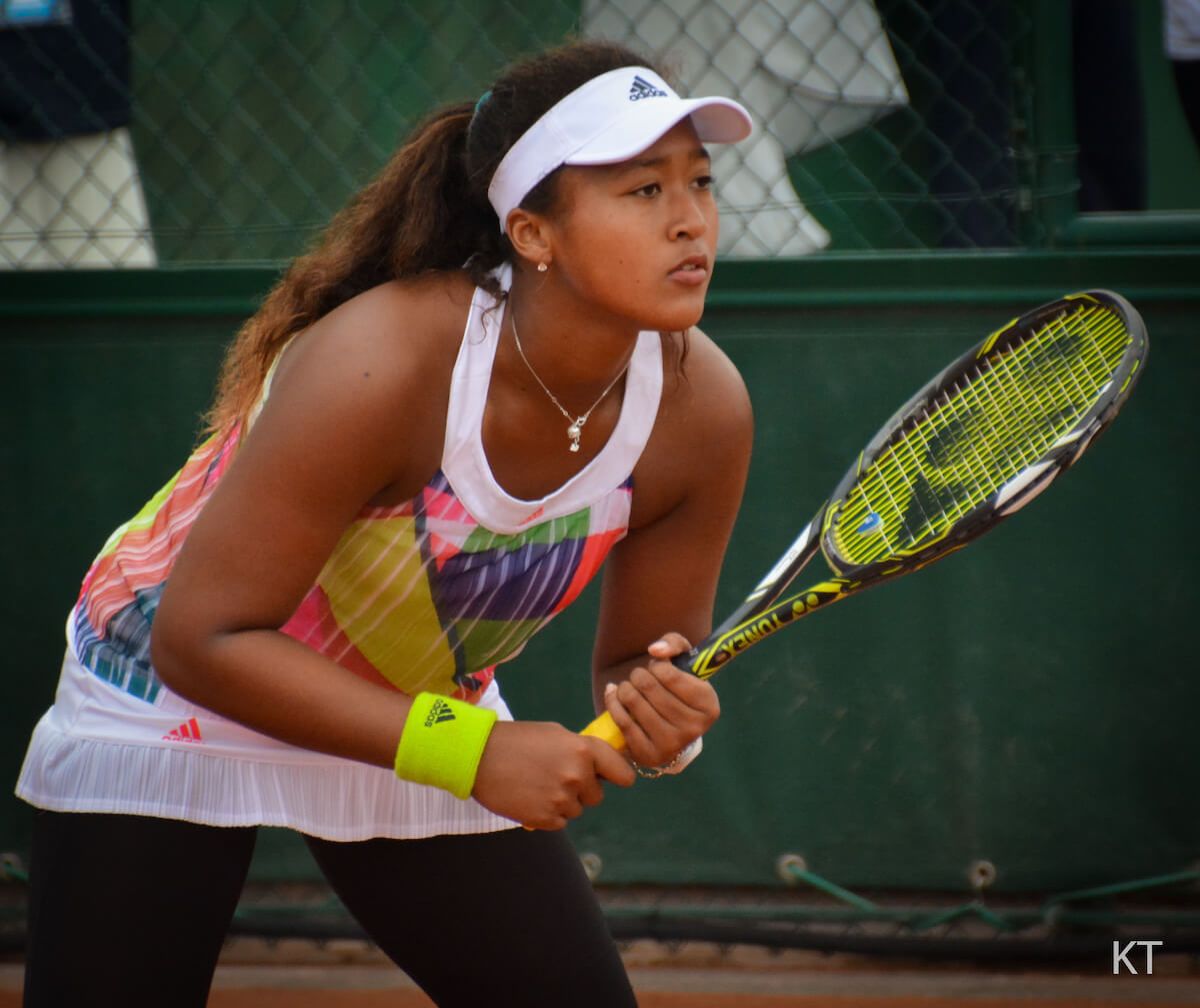 Japanese professional tennis player Naomi Osaka.