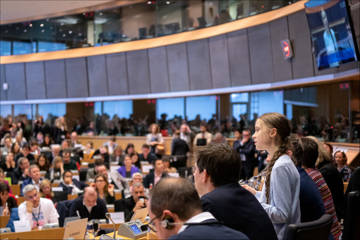 Greta Thunberg urges MEPs to show climate leadership