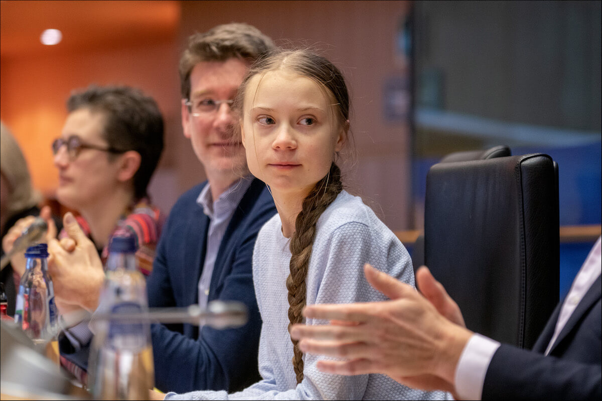 Greta Thunberg talks with MEPs to show climate leadership