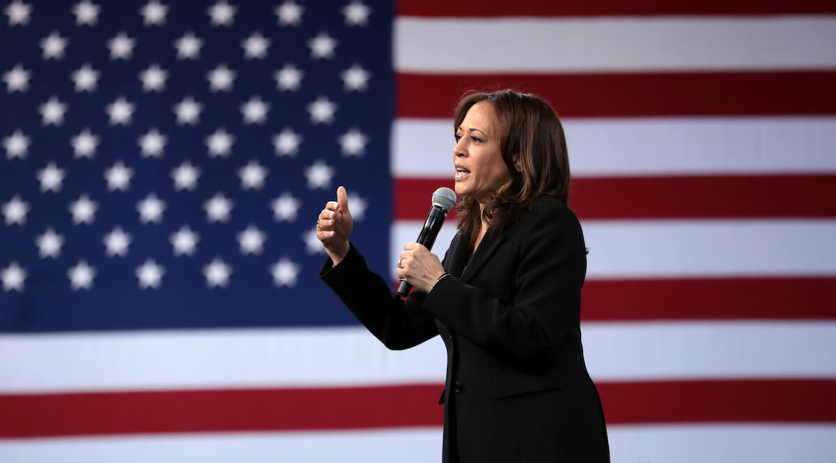 Kamala Harris public speaking