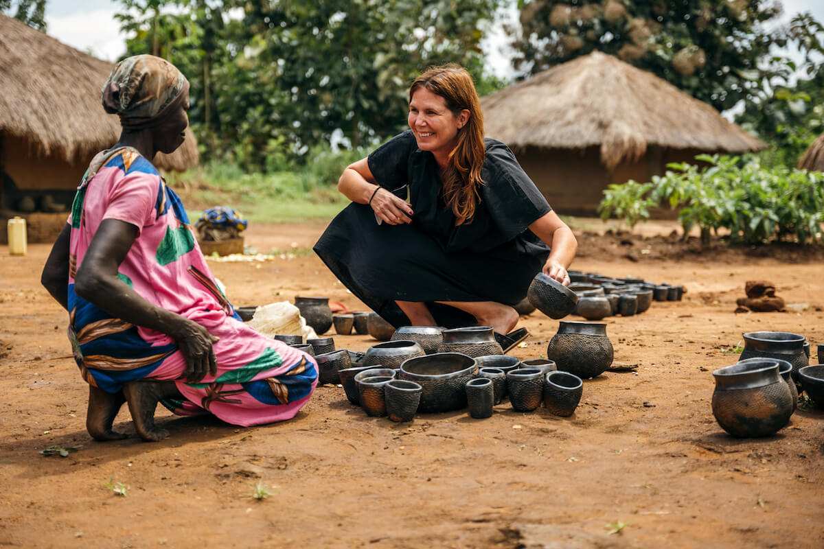 In many cases, the craftwork of the artisans is the work of their ancestors, learned on the knee of their grandparents. 