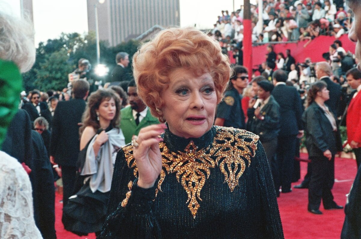 Lucille Ball at a formal event