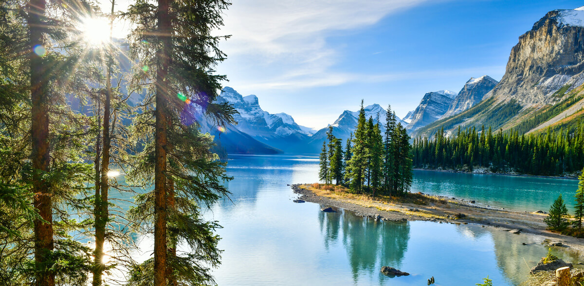 Spirit Island, Maligne Lake, Jasper National Park, Alberta, Canada