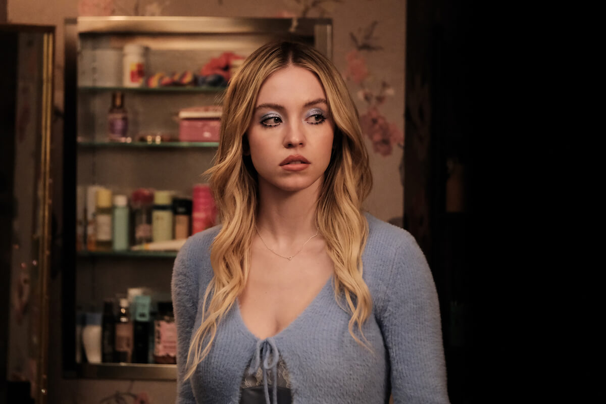 Sydney Sweeney starring in Euphoria. 