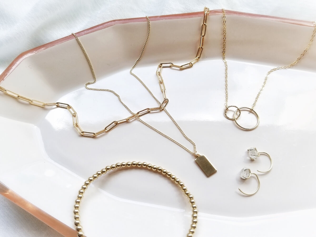 A jewelry collection from Kind Karma Company.