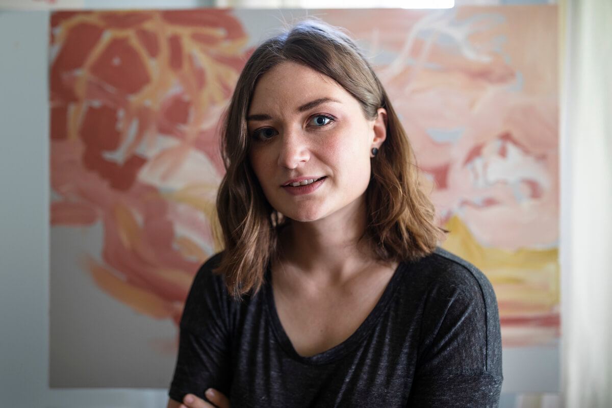 Nicole Wolf is a visual artist and illustrator who tells the stories of individuals living in conflict zones through “soft, slow journalism.”