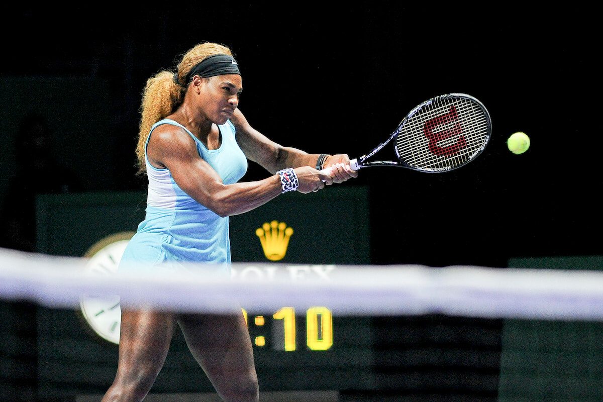 Serena Williams at WTA Finals Singapore.