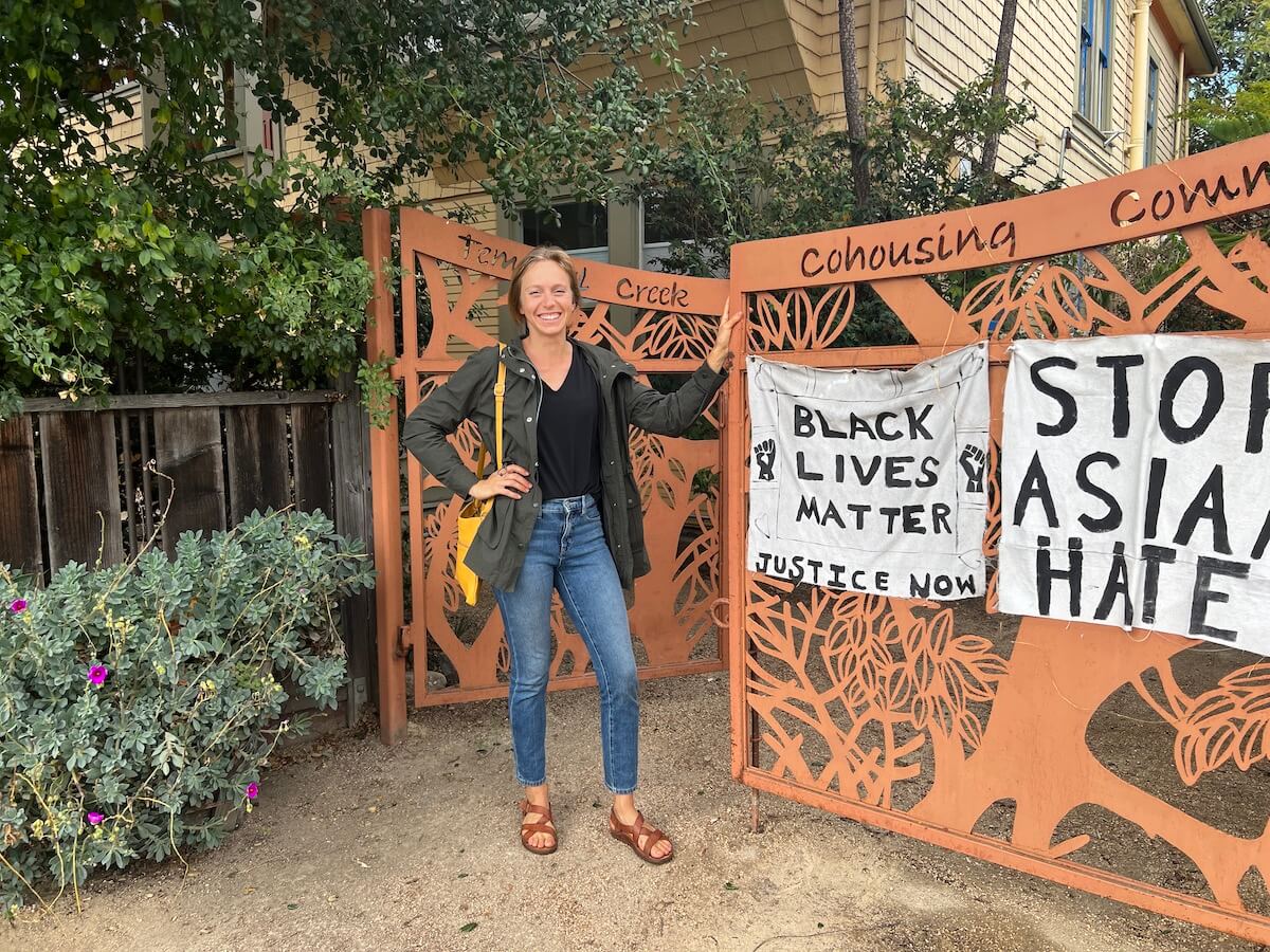 Cynthia Tina visits co-housing communities in California.