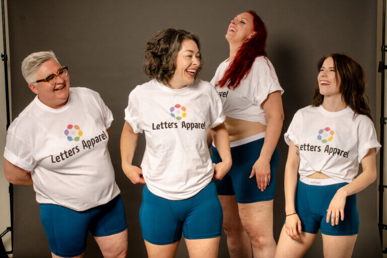Group of women wearing Letters Apparel