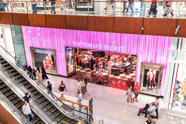 Victoria Secret store in mall