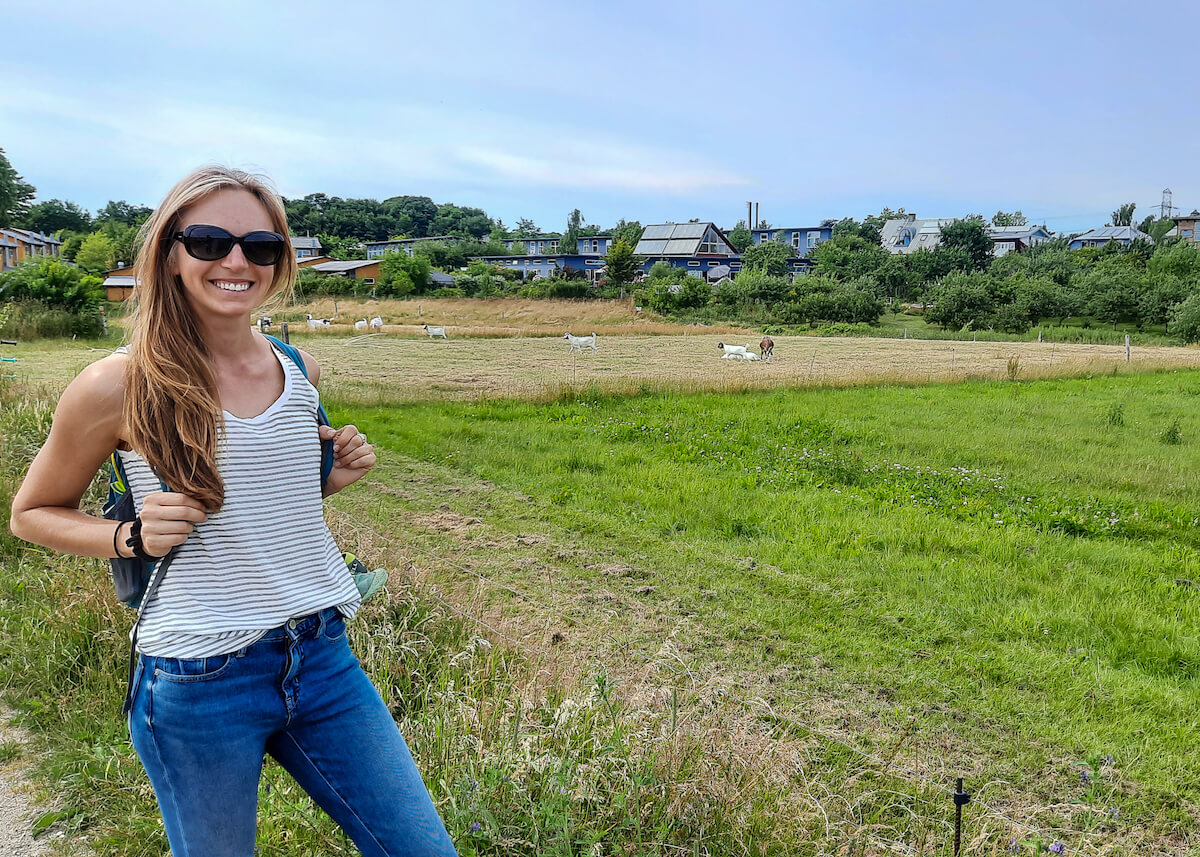 Cynthia Tina visits Hertha Eco Village in Denmark.